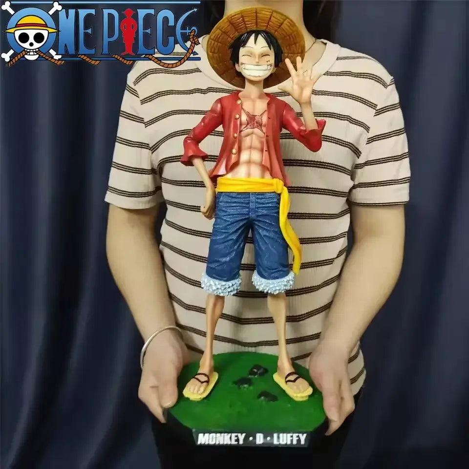 🎩 ACTION FIGURE Monkey D. Rufy 42.5cm - Collezione One Piece Anime! 🌊