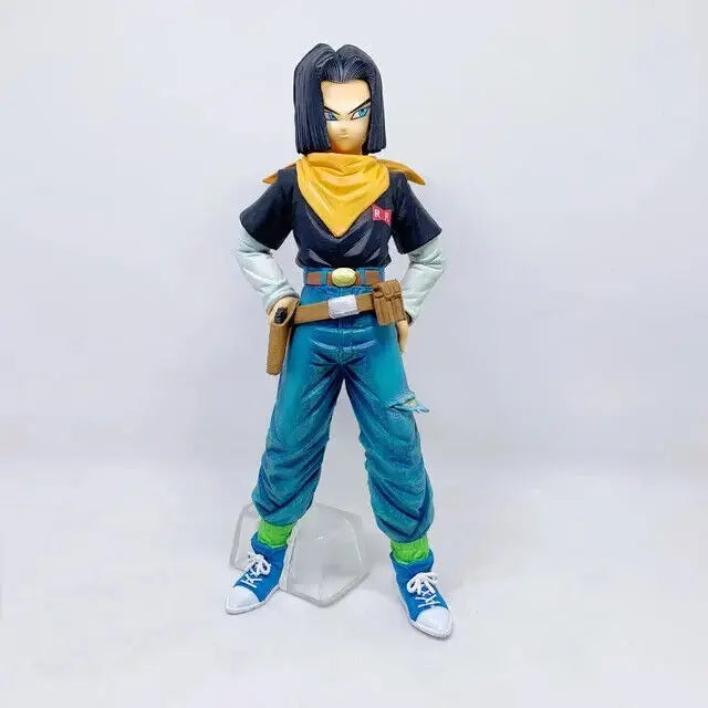 Action Figure Androide 17 Dragon Ball Z Collezione Anime Manga Statuetta 23 CM