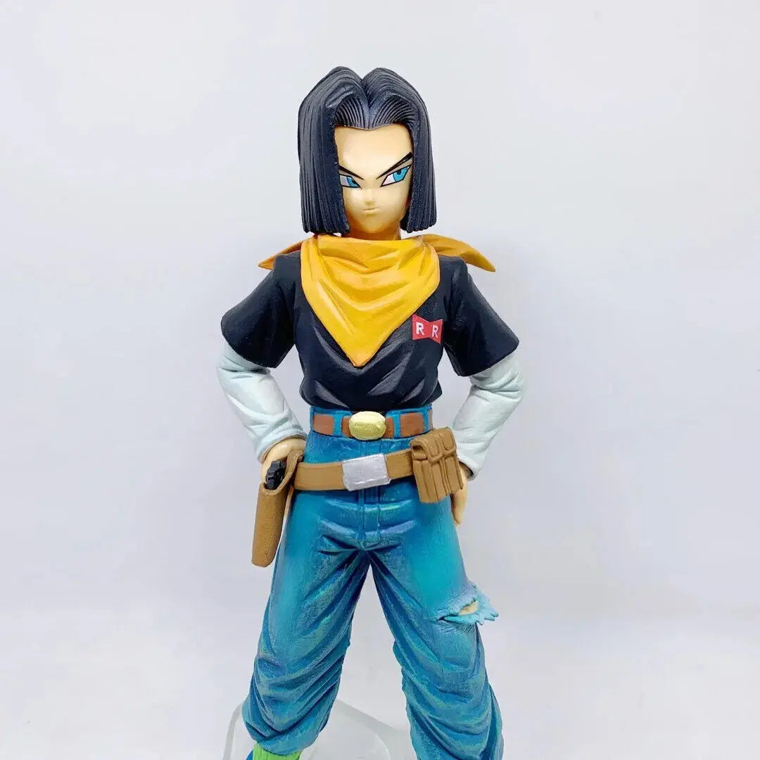 Action Figure Androide 17 Dragon Ball Z Collezione Anime Manga Statuetta 23 CM