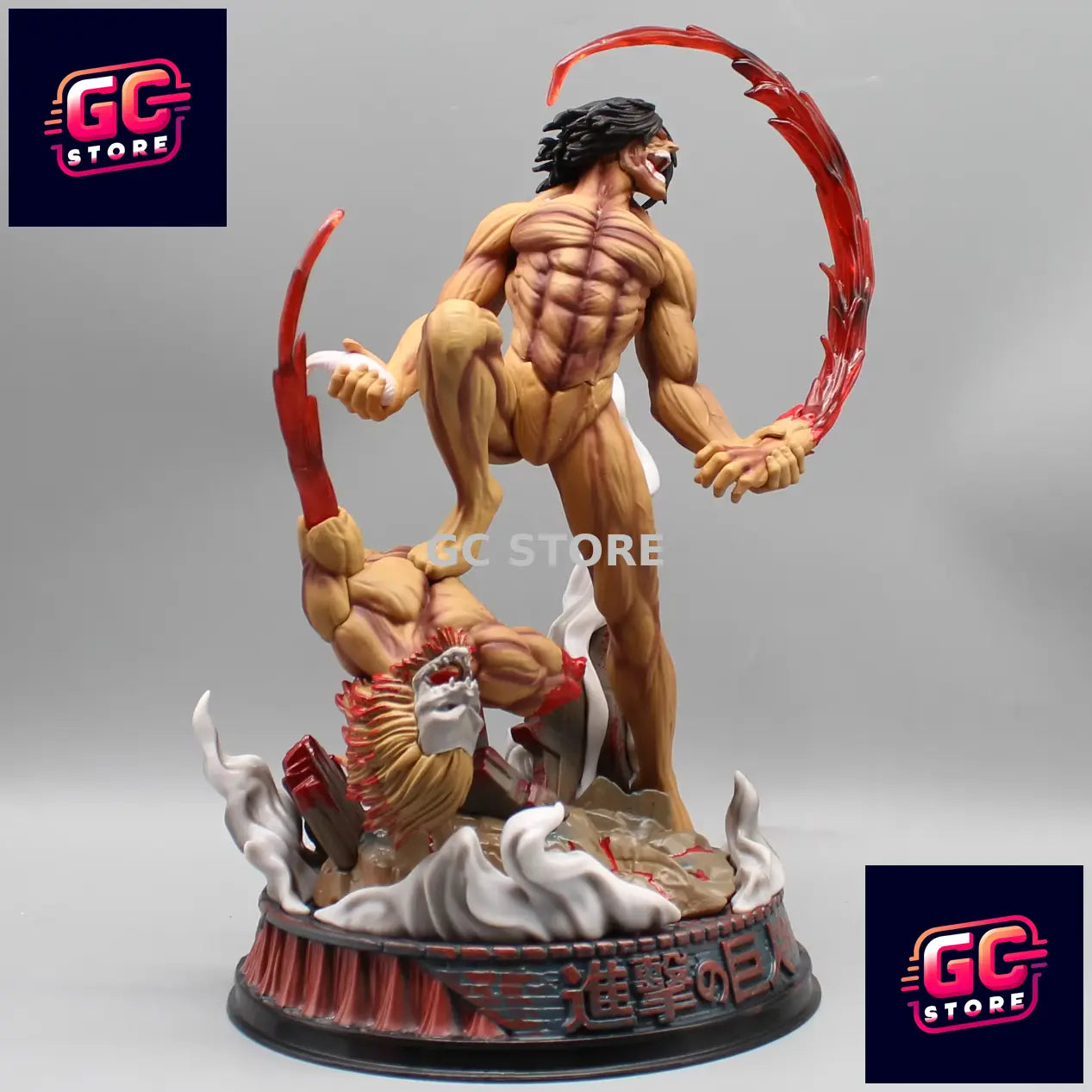 Action Figure Attack on Titan Eren Yeren Titan 29cm, ANIME Statua DA Collezione