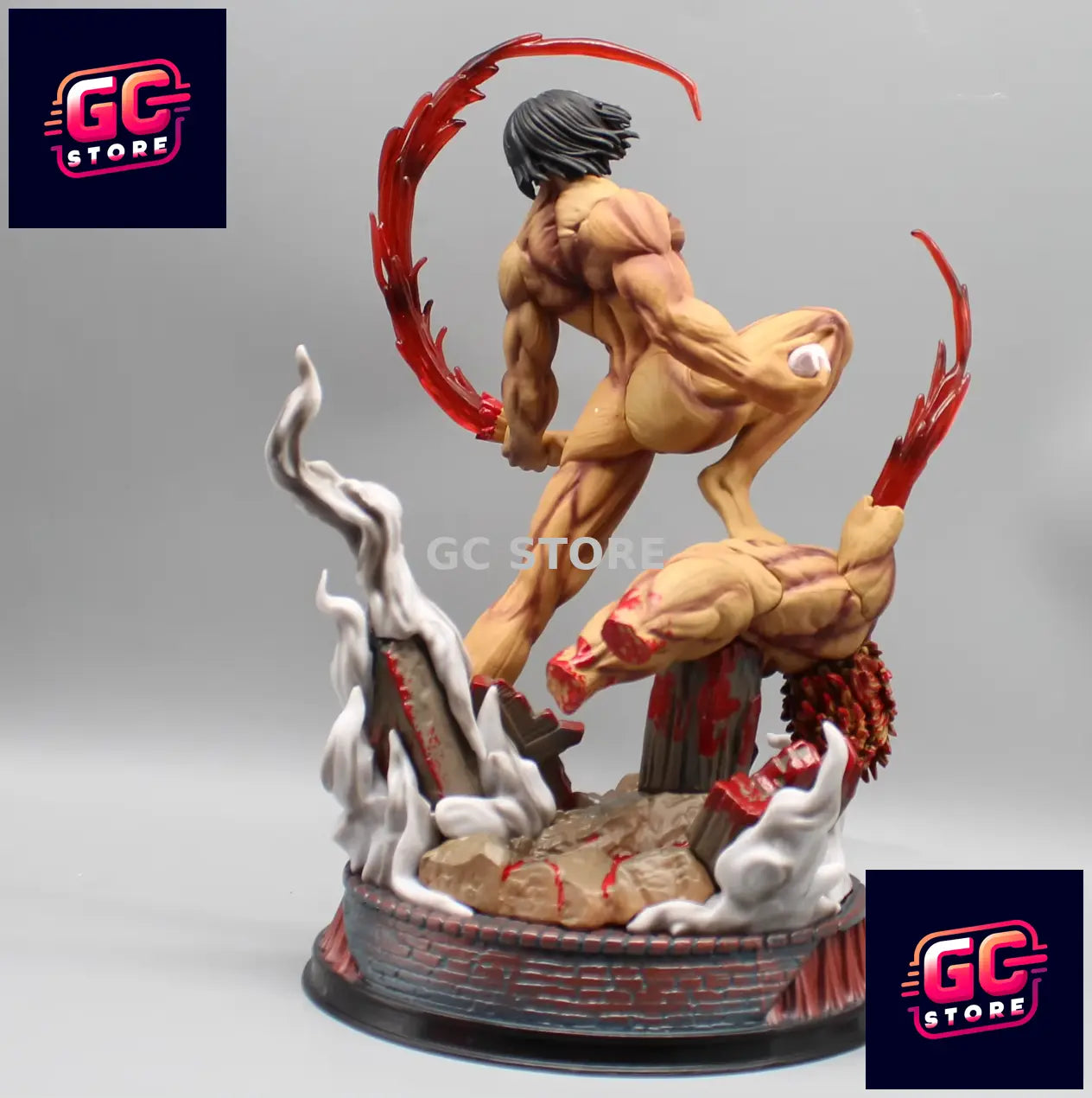 Action Figure Attack on Titan Eren Yeren Titan 29cm, ANIME Statua DA Collezione