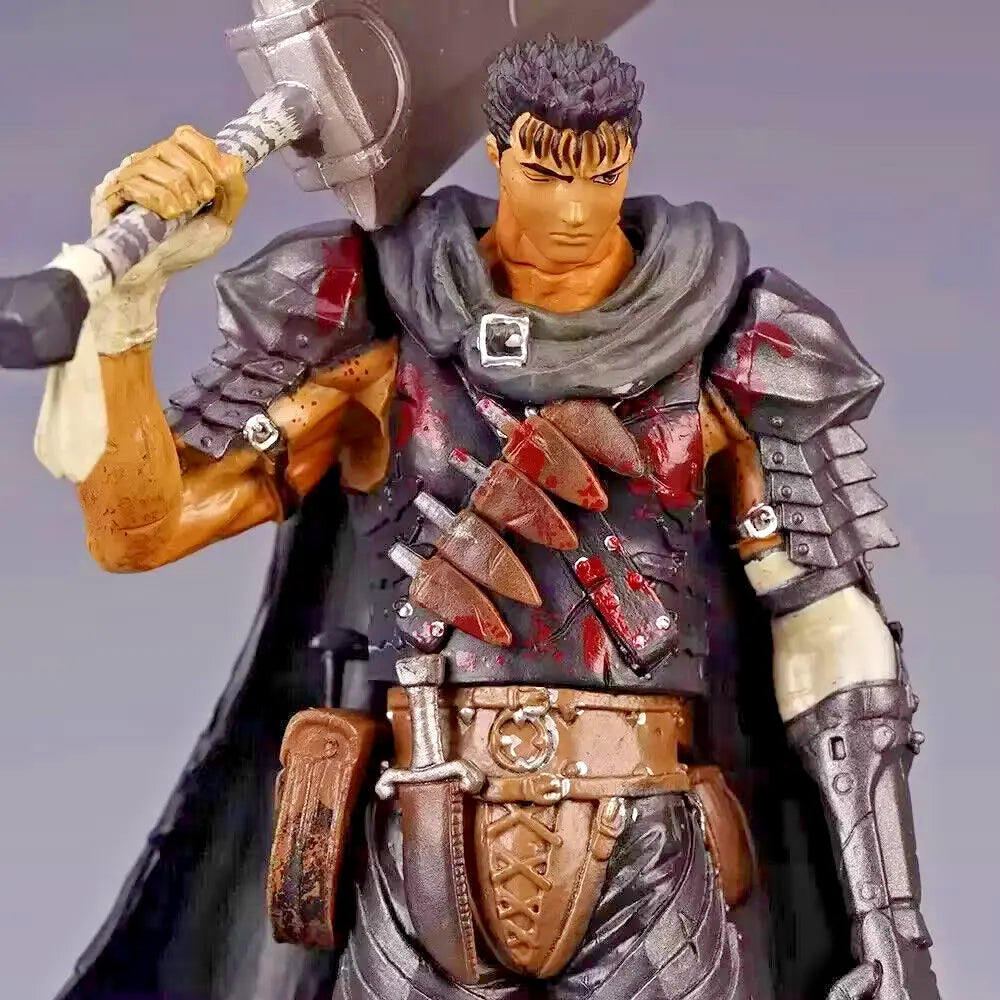 Action Figure Berserk Guts il Guerriero: Statuetta da Collezione 🗡️Anime 28 cm