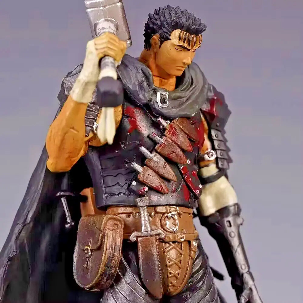 Action Figure Berserk Guts il Guerriero: Statuetta da Collezione 🗡️Anime 28 cm