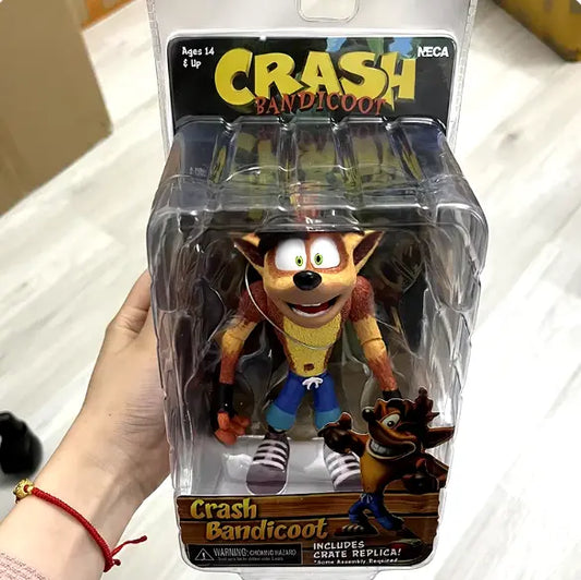 Action Figure Crash Bandicoot 18 cm 🎮✨ Nuovo✨