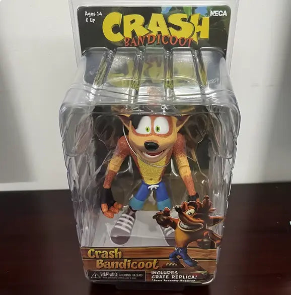 Action Figure Crash Bandicoot 18 cm 🎮✨ Nuovo✨