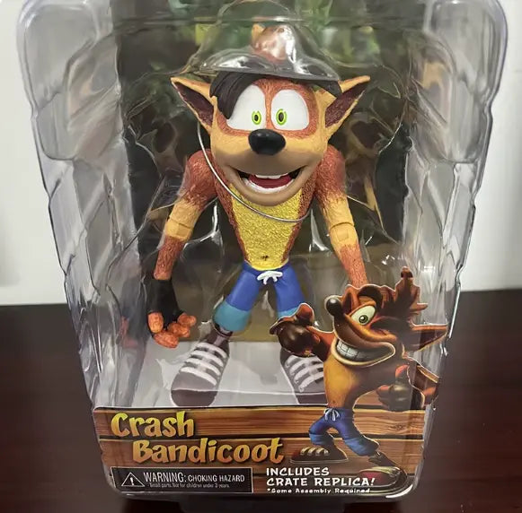 Action Figure Crash Bandicoot 18 cm 🎮✨ Nuovo✨