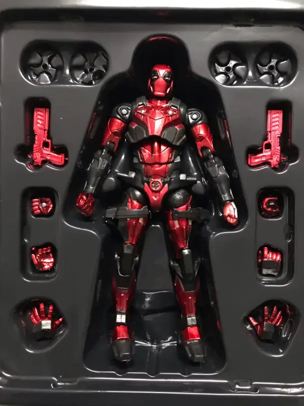 Action Figure Deadpool - 19 cm - 8 Accessori - Alta Qualità🔴Nuovo⚫