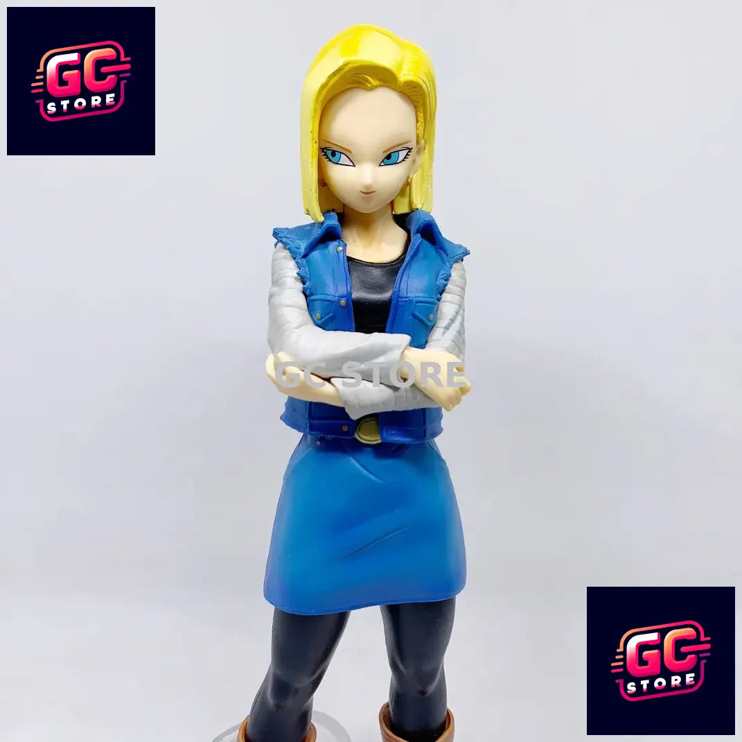 Action Figure Dragon Ball Z Androide C18 Statua da Collezione Anime Manga 22 CM