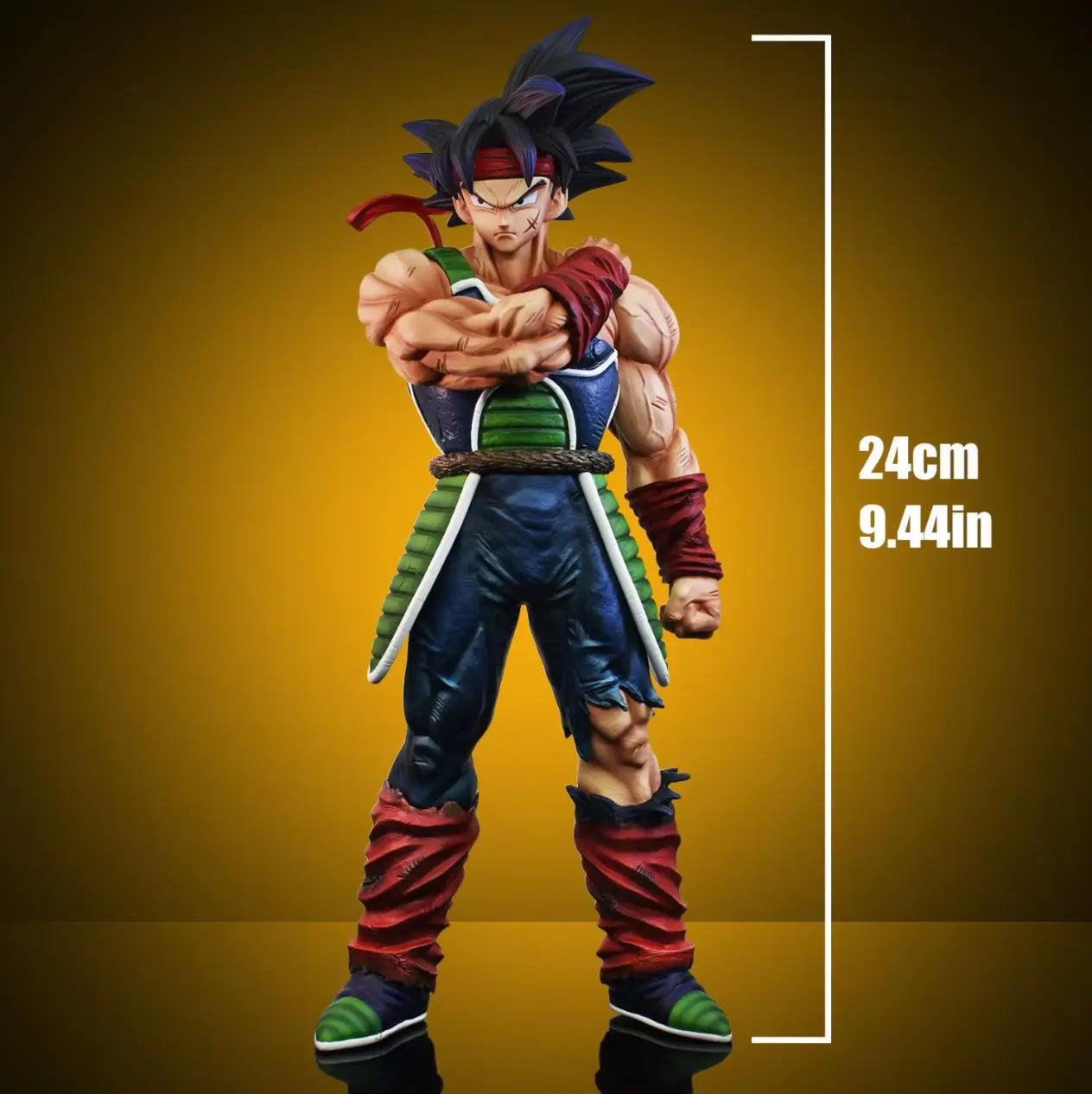 Action Figure Dragon Ball Z Bardock Statua DA COLLEZIONE Anime Manga 24cm