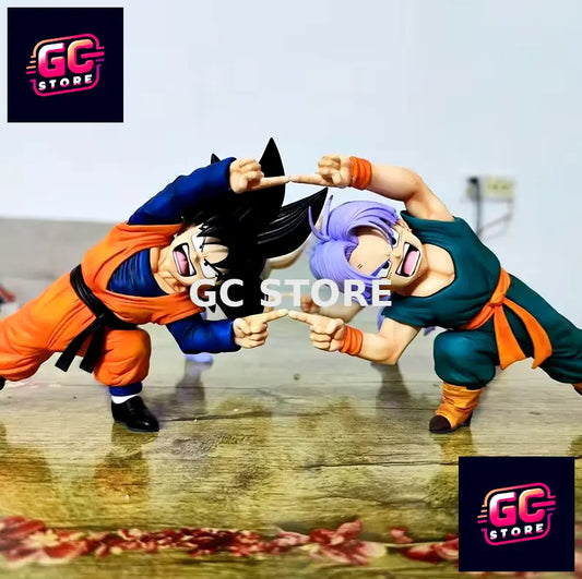 🔥 Action Figure Dragon Ball Z Esclusiva Goku e Trunks Fusione Ainime Manga 🔥