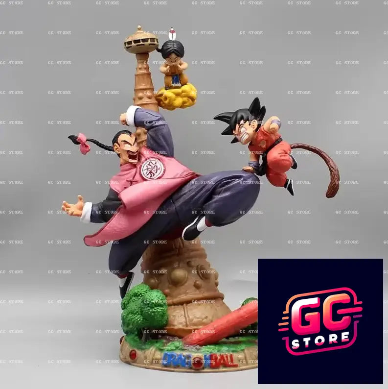 Action Figure Dragon Ball Z -  STATUA Son Goku e Maestro Muten - Anime Manga 🌟