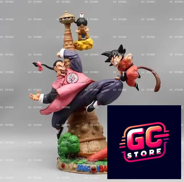 Action Figure Dragon Ball Z -  STATUA Son Goku e Maestro Muten - Anime Manga 🌟