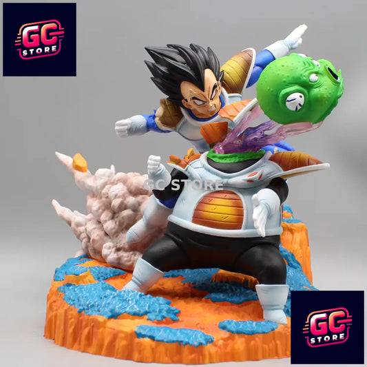 Action Figure Dragon Ball Z Vegeta vs. Guldo Clash on Namek Statua DA COLLEZIONE