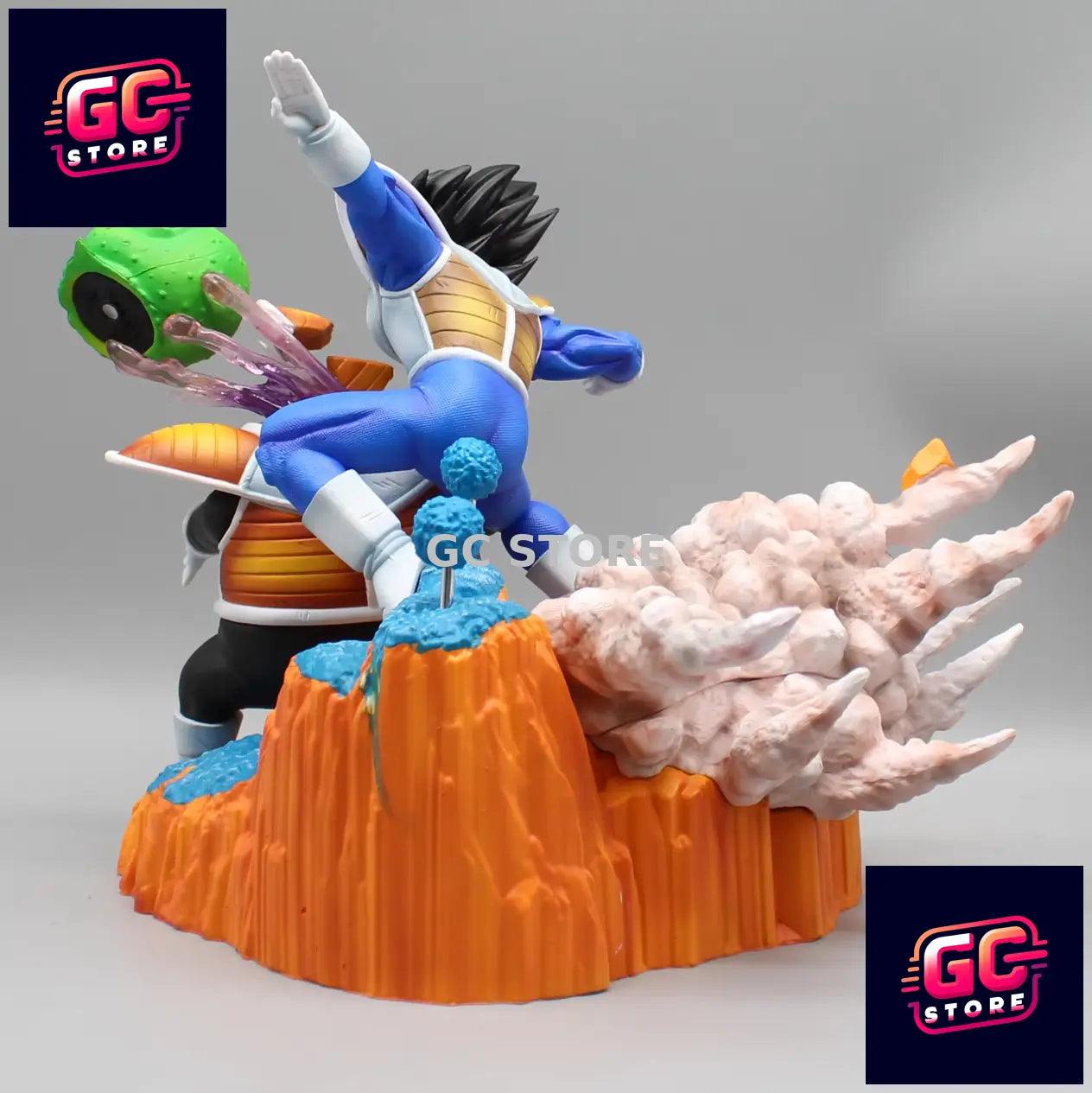 Action Figure Dragon Ball Z Vegeta vs. Guldo Clash on Namek Statua DA COLLEZIONE