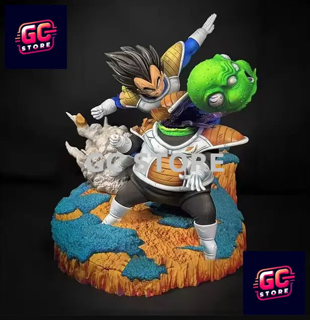 Action Figure Dragon Ball Z Vegeta vs. Guldo Clash on Namek Statua DA COLLEZIONE