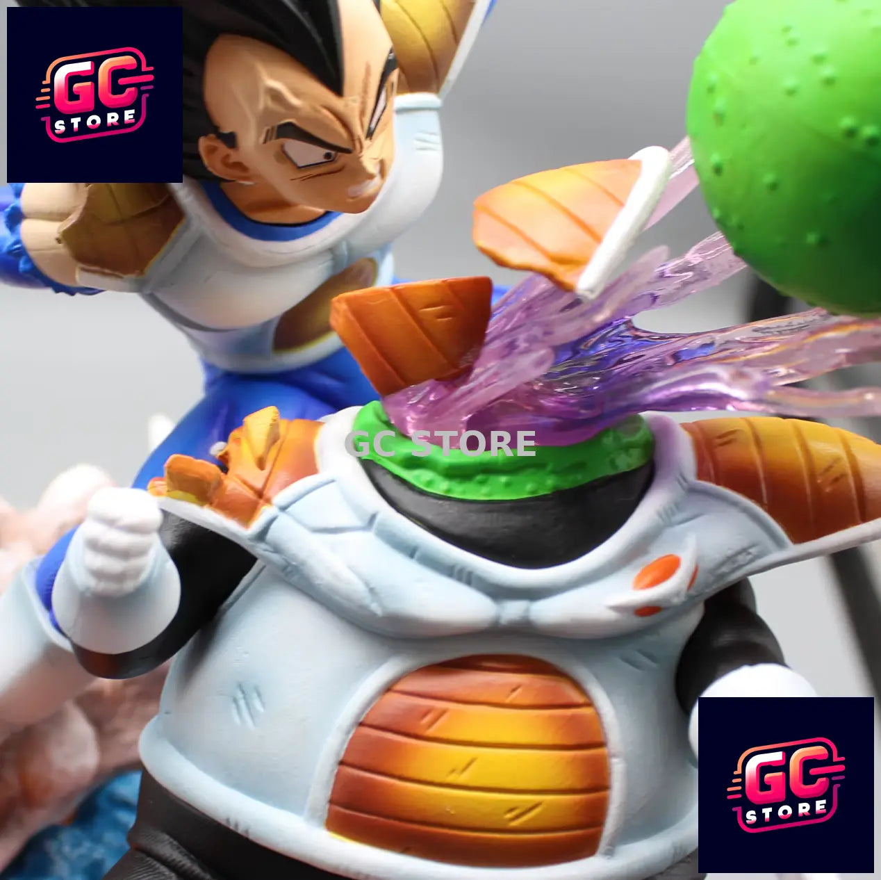 Action Figure Dragon Ball Z Vegeta vs. Guldo Clash on Namek Statua DA COLLEZIONE