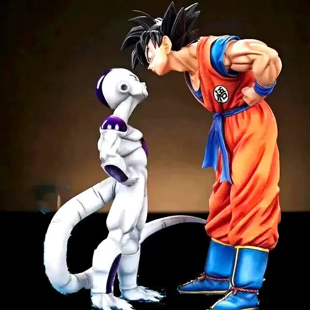 Action Figure Frieza e Son Goku 24cm Dragon Ball Z Statua Anime Da COLLEZIONE ⚡