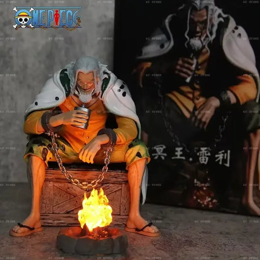 Action Figure One Piece Rayleigh STATUA DA COLLEZIONE Anime Statuetta 🔥 NUOVO