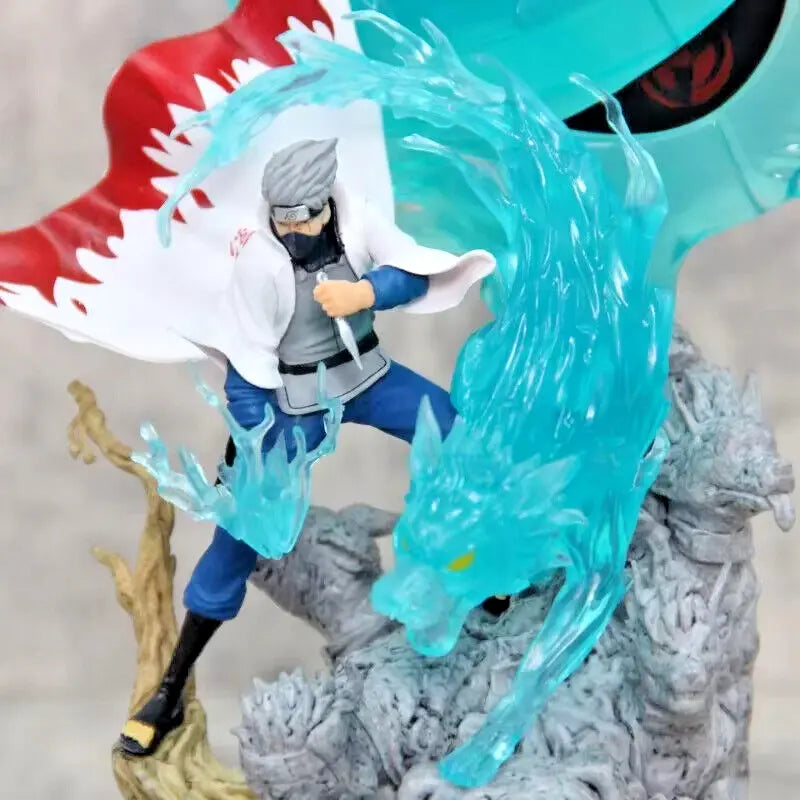 Action Figure Statua Naruto Kakashi Hatake con Susanoo Collezionabile 🎉 27 cm