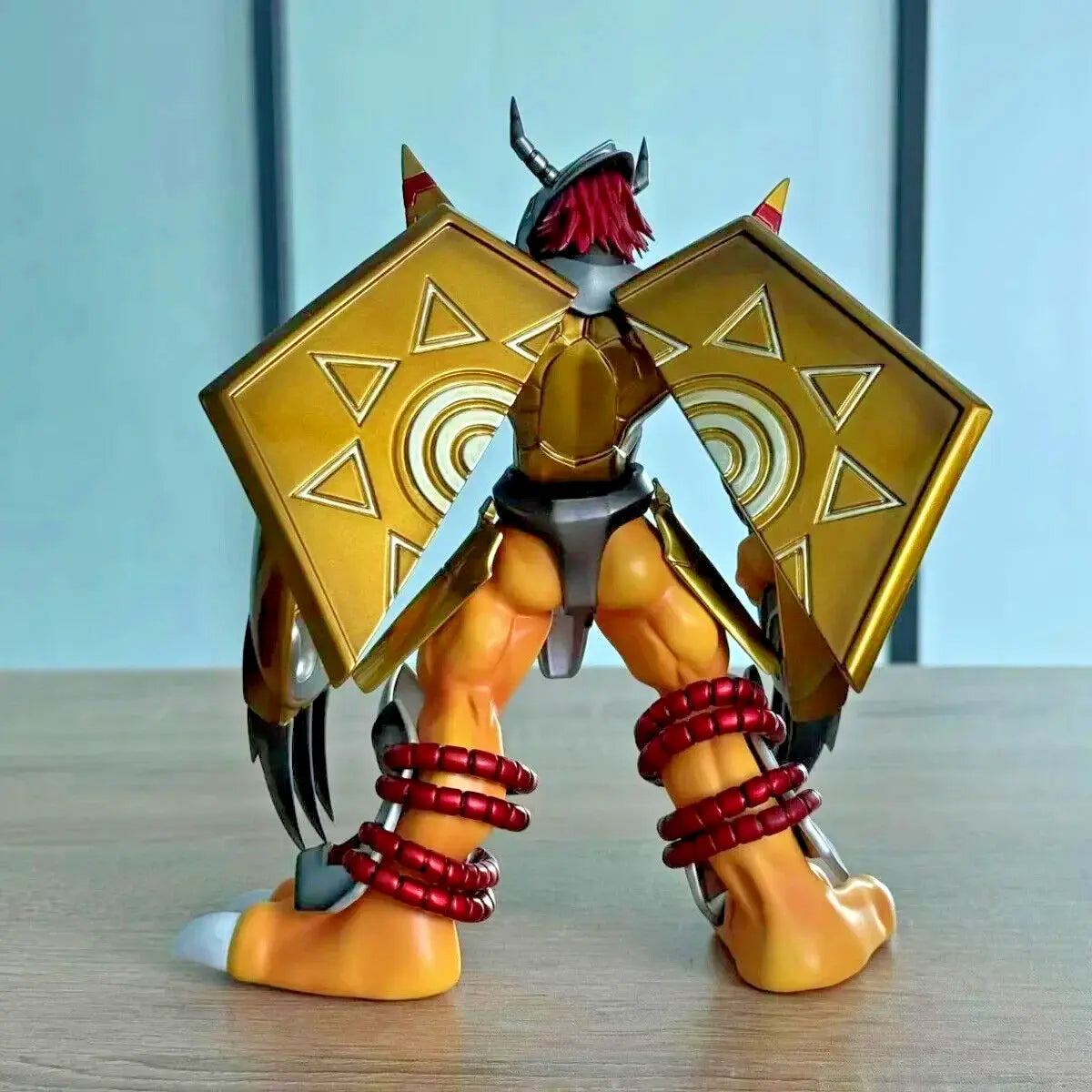 Action Figure War Greymon 22cm - Digimon Adventure, Alta Qualità, Statua Anime🎮