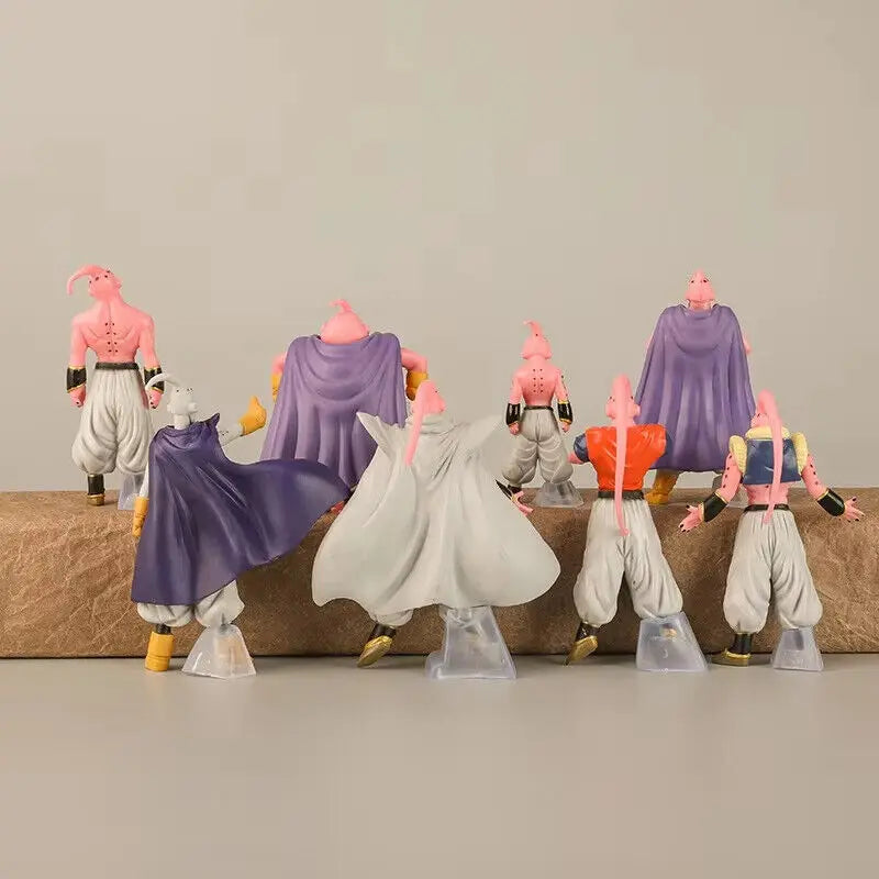 Action figure Majin buu set 8 Pezzi Dragon Ball Statua da collezione Anime Manga