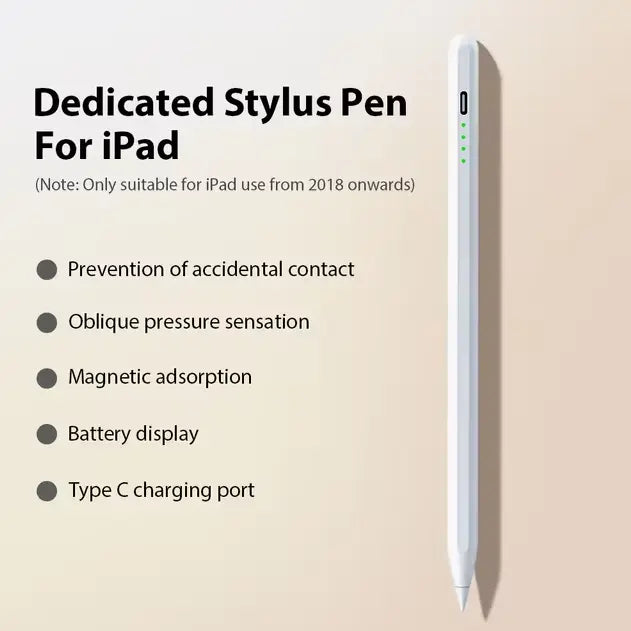 Apple Pencil Stilo Compatibile, Penna Stilo Magnetica Ipad pro Ricarica USB C