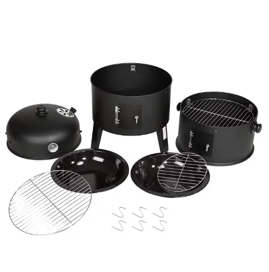 Barbecue 3 in 1 - Griglia - Affumicatore - Grill