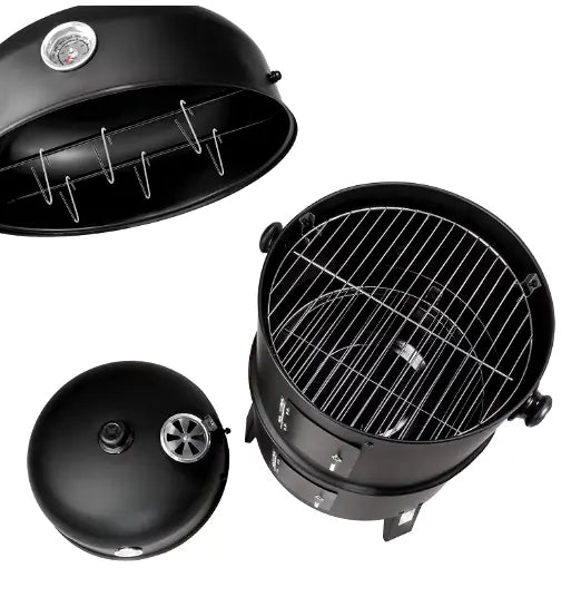 Barbecue 3 in 1 - Griglia - Affumicatore - Grill