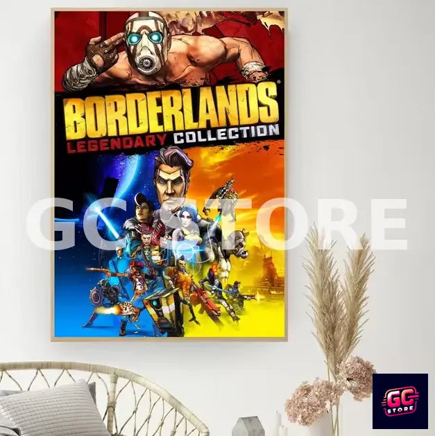 Borderlands Poster 🎬 Game Action 🎮 Quadro 🖼️ Collezione 57x80 cm 🎁