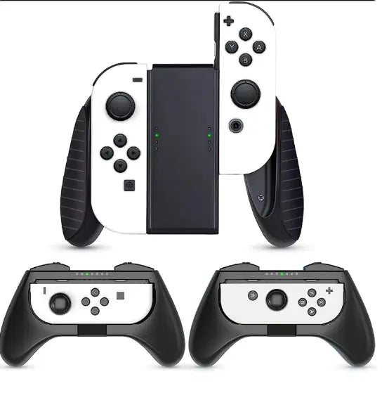 Controller Nintendo Switch Presa Gamepad Joy Con Ergonomico Set da 3 Pezzi NUOVO