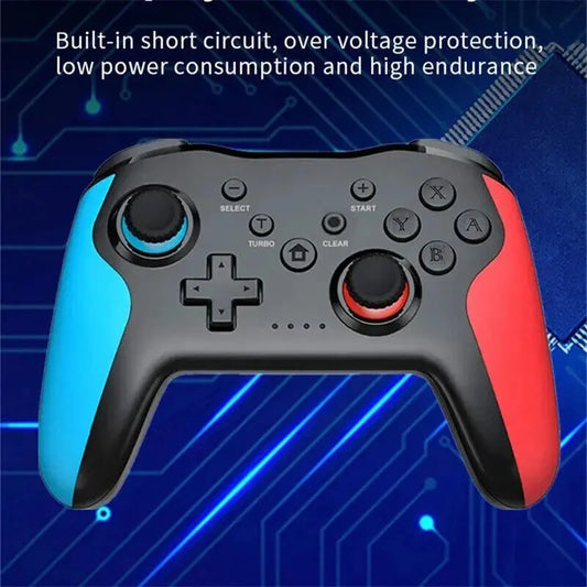 Controller Pro Nintendo Switch Joy Pad , Gamepad Wireless - Rosso e Blu - NUOVO