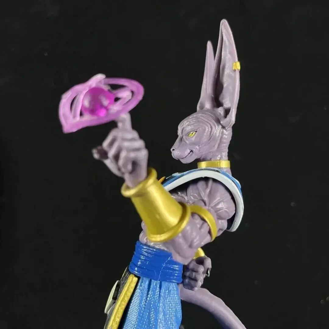 Dragon Ball Z Action Figure Beerus - Personaggio Collezionabile con Base