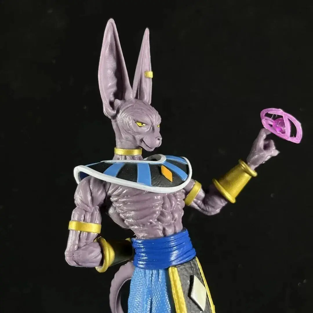 Dragon Ball Z Action Figure Beerus - Personaggio Collezionabile con Base