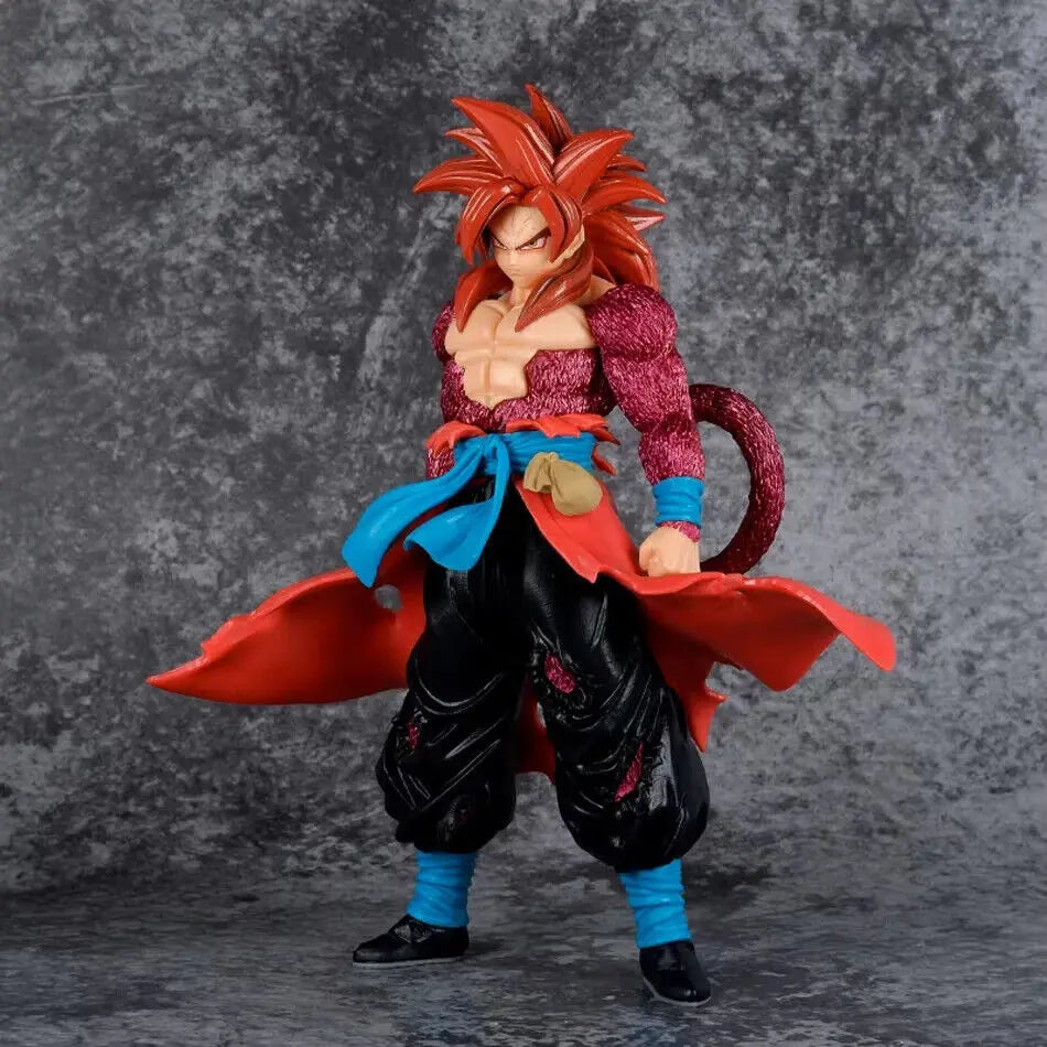 Goku Super Saiyan 4 Action Figure Dragon Ball Z 27cm Statuetta Collezione Anime