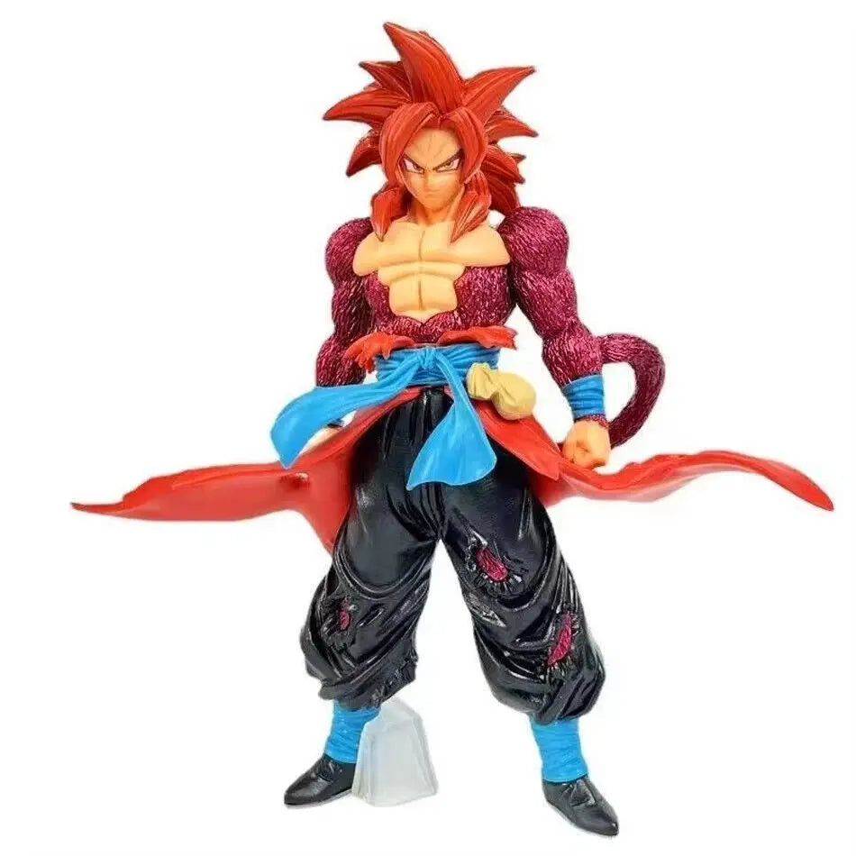 Goku Super Saiyan 4 Action Figure Dragon Ball Z 27cm Statuetta Collezione Anime