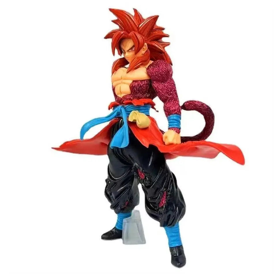 Goku Super Saiyan 4 Action Figure Dragon Ball Z 27cm Statuetta Collezione Anime