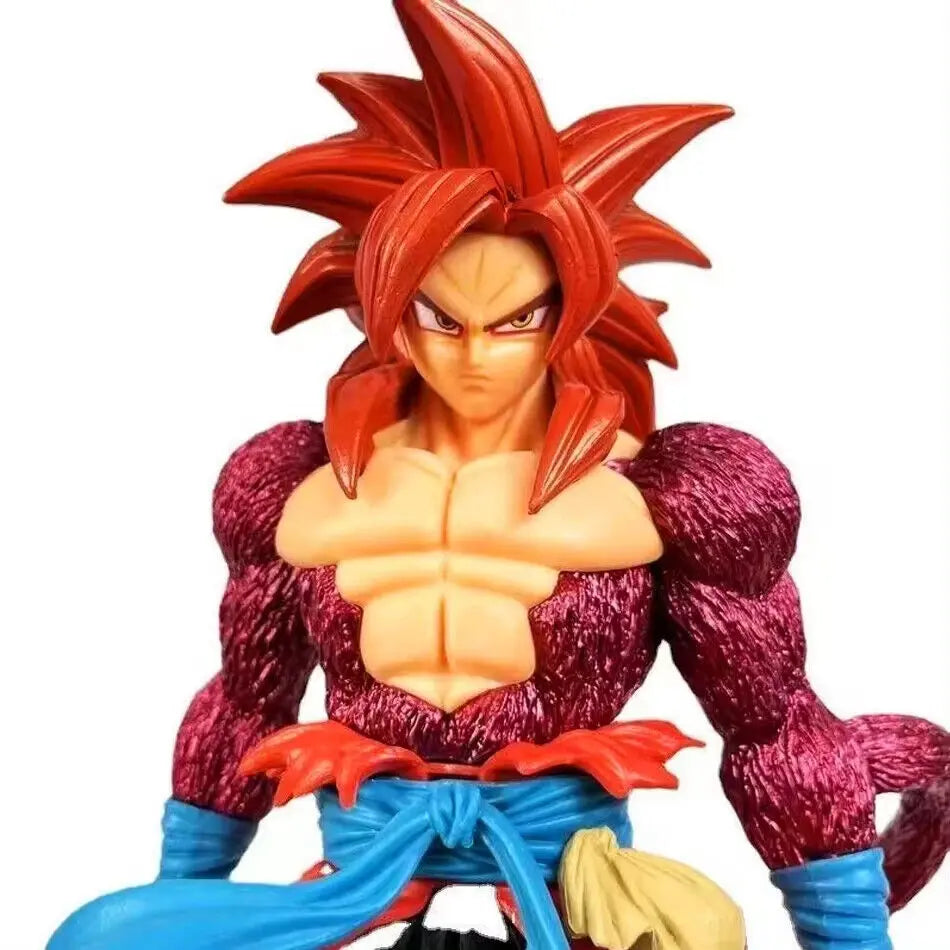 Goku Super Saiyan 4 Action Figure Dragon Ball Z 27cm Statuetta Collezione Anime