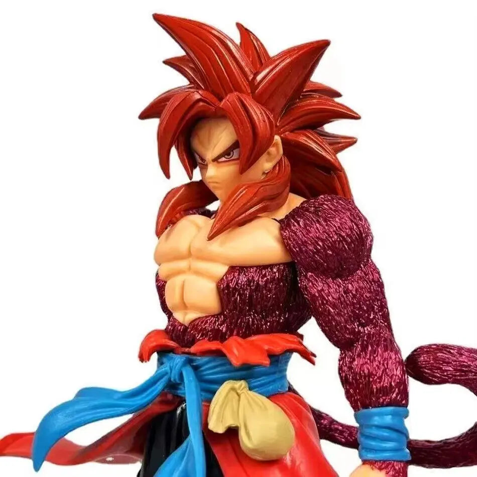 Goku Super Saiyan 4 Action Figure Dragon Ball Z 27cm Statuetta Collezione Anime