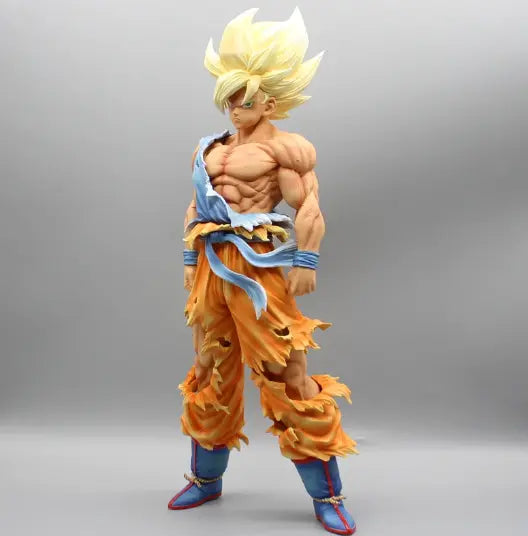 Goku Super Saiyan Action Figure Dragon Ball Z 28cm Statuetta Collezione Anime