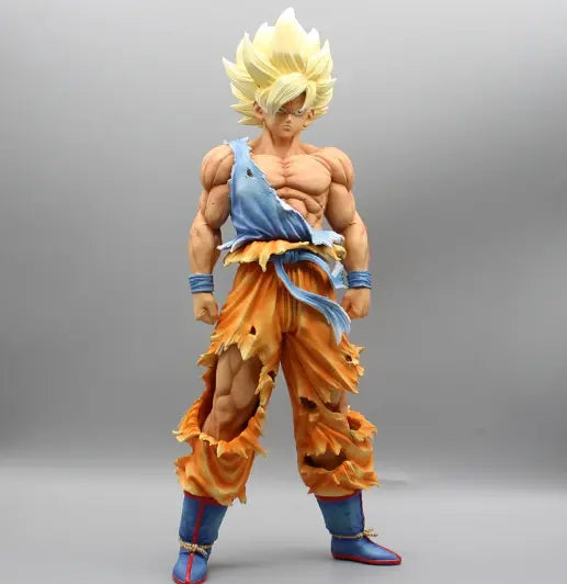 Goku Super Saiyan Action Figure Dragon Ball Z 28cm Statuetta Collezione Anime