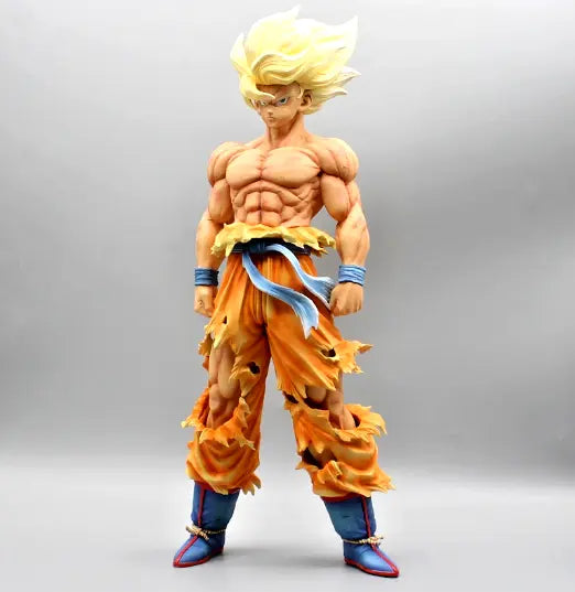 Goku Super Saiyan Action Figure Dragon Ball Z 28cm Statuetta Collezione Anime