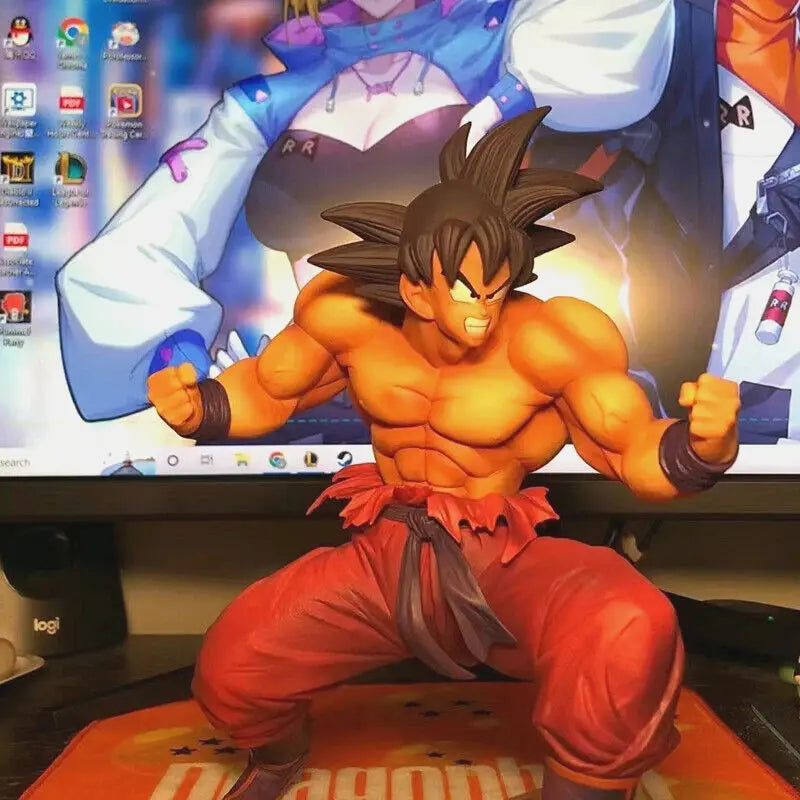 Goku Super Saiyan Action Figure Dragon Ball Z Statuetta Collezione Anime 21 CM ⚡