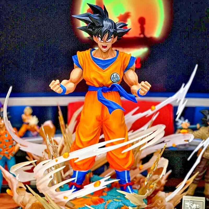 Goku Super Saiyan Action Figure Dragon Ball Z Statuetta Collezione Anime 29 cm ⚡