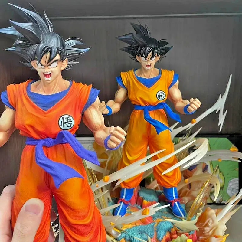 Goku Super Saiyan Action Figure Dragon Ball Z Statuetta Collezione Anime 29 cm ⚡