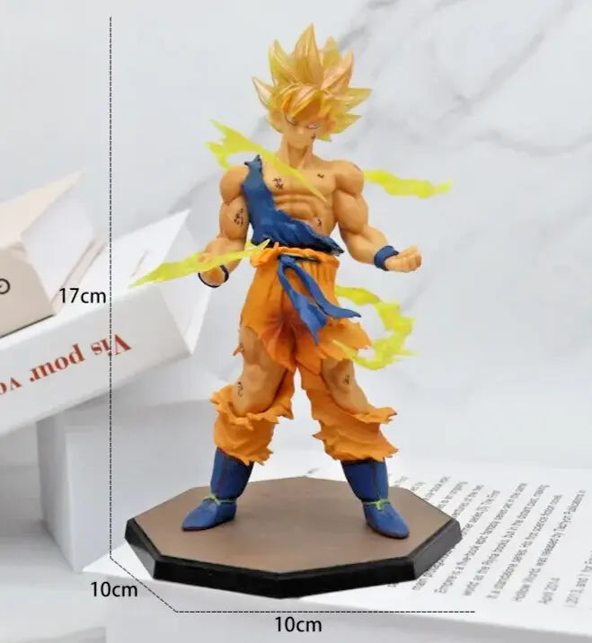 Goku Super Saiyan Action Figure Dragon Ball Z Statuetta Collezione Anime