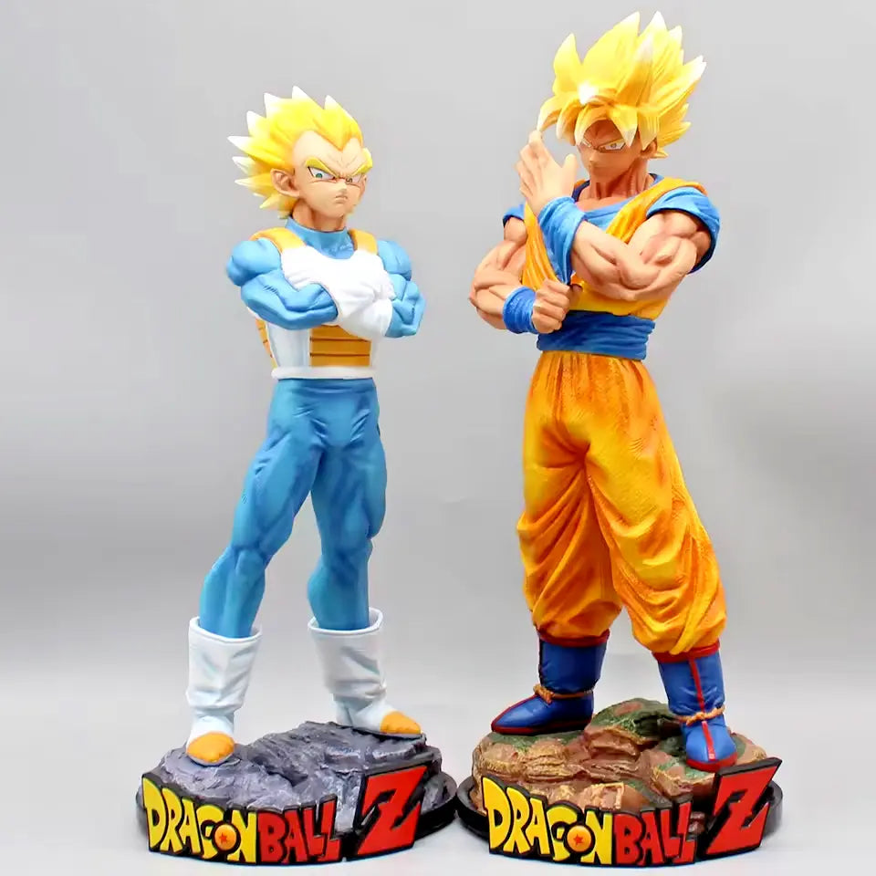 🔥 Goku & Vegeta 33cm - Action Figure Super Saiyan Dragon Ball Z Collezione 🌟