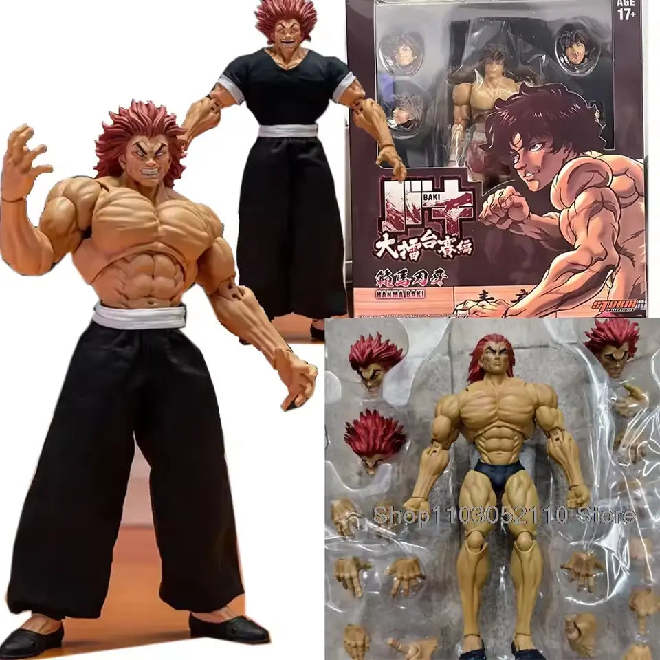 🔥 Hanma Yujiro Action Figure 1/12 - Baki Son of Ogre Storm Toys Modello Collezi