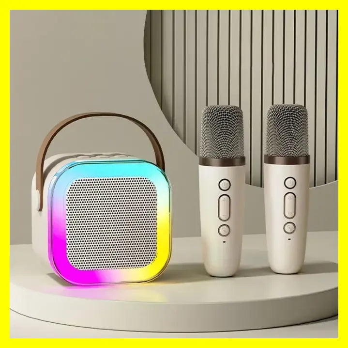 🎤 Karaoke con 2 Microfoni + Cassa Bluetooth | Regalo Perfetto per Bambini 🎄✨