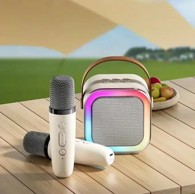 🎤 Karaoke con 2 Microfoni + Cassa Bluetooth | Regalo Perfetto per Bambini 🎄✨