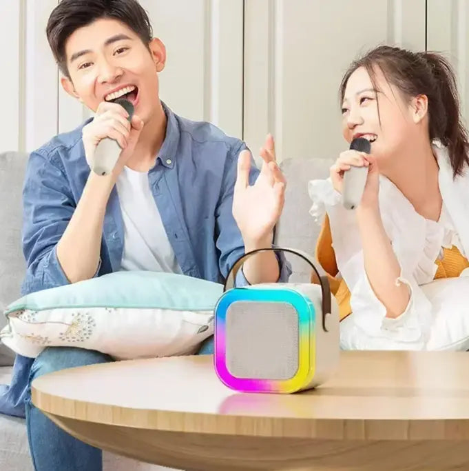 🎤 Karaoke con 2 Microfoni + Cassa Bluetooth | Regalo Perfetto per Bambini 🎄✨